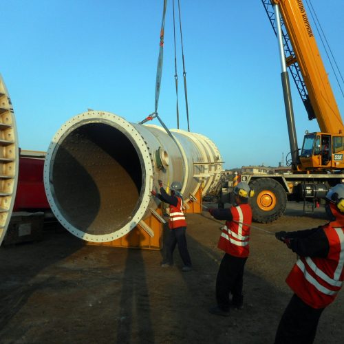 Instalación de Revestimiento Refractario Chimenea unidad FFC