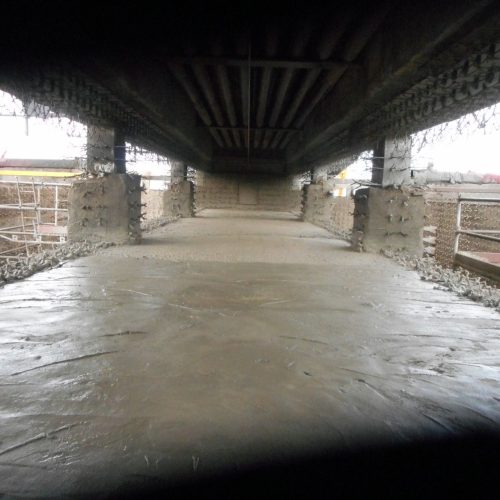 Instalación de materiales refractario en los equipos y chimenea del HTF-001 Y HTF-002